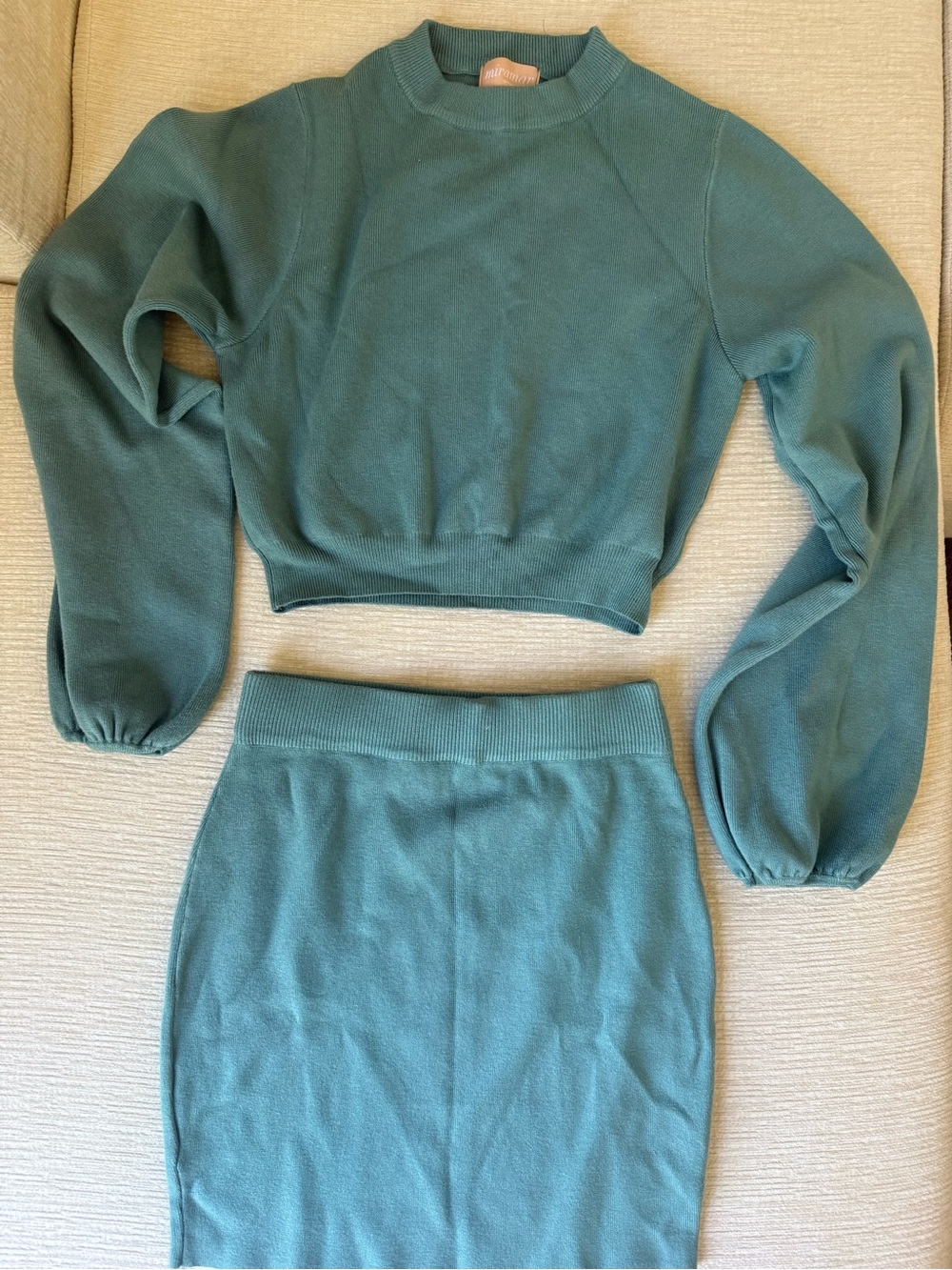 Sweater Skirt Set